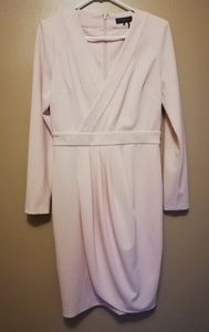 Donna Karan Long Sleeve Wrapped Dress